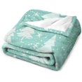 thumbnail image 3 of Midcentury Modern Christmas Trees Blanket Hello Winter Holiday Throw Blanket 30"x40" Soft Cozy Microfiber Throw Blanket for Couch Bed Sofa for Adults and Children Microfiber Holiday Blanket, 3 of 6