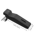 thumbnail image 2 of unbranded 2 Pcs Over Center Latch Locks Black Rubber Concealed Mounting Style, 2 of 7