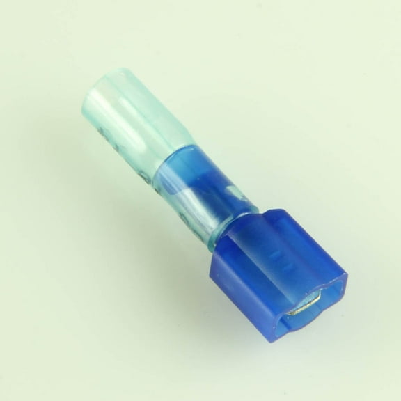 16-14 Ga. 0.250" Wd. Male Heavy Duty Fully Insulated Heat-Shrink Quick-Disconnect Terminals - (pack of 10)