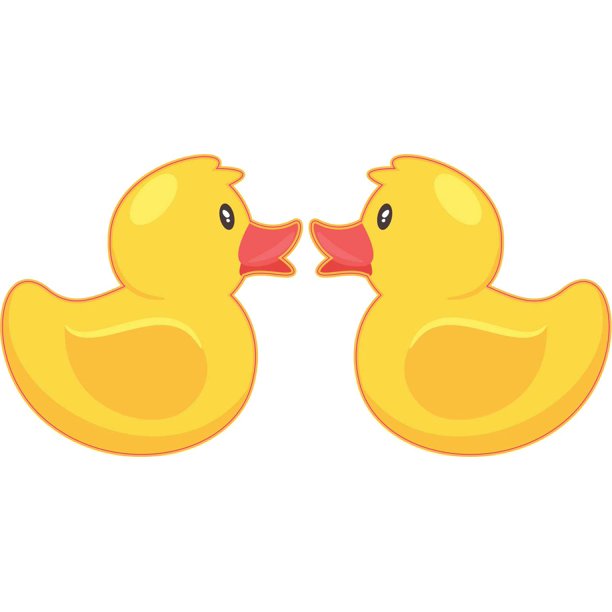 StickerTalk Rubber Duck Vinyl Stickers, 2.5 inches x 2.5 inches