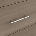 thumbnail image 2 of Bush Furniture Somerset Office Storage Credenza with Bookcases in Ash Gray, 2 of 6