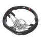 thumbnail image 3 of Reemplazo del volante de fibra de carbono volante de gamuza con costura naranja anillo de 12 OClock apto para Ford Mustang EcoBoost Gt Shelby GT350 Amonsee Otros, 3 of 8