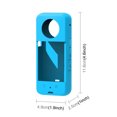 thumbnail image 4 of Mistaha Panorama Camera Silicone Protective Case Cover with Lens Cap Shock-Proof Compatible with Insta360 X3, 4 of 6
