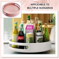 thumbnail image 4 of Toystoory Estante giratorio de 360 ​​grados estante giratorio almacenamiento de cosméticos organizador antideslizante dormitorio cocina Gadget bandeja Cocina y Comedor Rosa Grande Toystoory HA011511-01B, 4 of 6