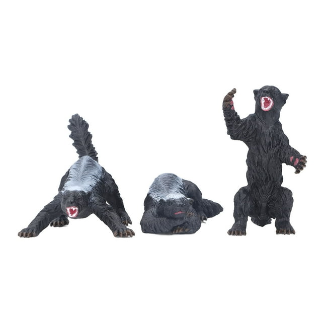 Figura de Ratel, figura de animal salvaje realista, modelo animal, figura de animal fiel a su promesa