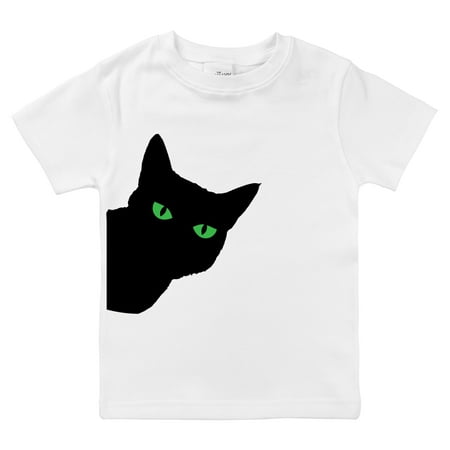 

Spunky Stork Boys Green Cat Eyes Organic Cotton Halloween Top Sizes Newborn to 16