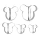 thumbnail image 1 of Juego de cortadores de galletas Ticfox Acero inoxidable 5 uds, 1 of 14