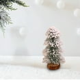 thumbnail image 4 of FAMTKT Desktop Christmas Tree Mini Spray Cedar Needle Tower Christmas Tree Desktop Small Christmas Tree Suitable for Festive Indoor Christmas Decoration Mini Christmas Tree, 4 of 6