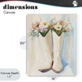 thumbnail image 4 of Stupell Industries Contemporary Floral White Cowgirl Boots Canvas Art, 16 x 20, by The Prints Vibe, 4 of 8