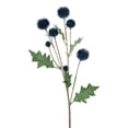 thumbnail image 2 of Artificial Allium Ball Flowers Bouquet Faux Floral Arrangement Tall Pom Pom Fake Greenery Stems for Home Tabletop Vase Decor, 2 of 7