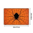 thumbnail image 3 of DouZhe Happy Halloween Spiderweb Rugs Doormat, Non-Slip Machine Washable Carpets Floor Door Mat , 36" x 24", 3 of 7