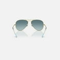 thumbnail image 3 of Sunglasses Ray-Ban RB 3025 001/3M Aviator Large Metal Gold Blue, 3 of 4
