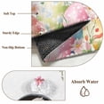 thumbnail image 6 of Round Rugs 3.3Ft, Easter Round Area Rug Washable Indoor Throw Carpet, Spring Rabbit Feet Eggs Botanical Blooms Flowers Soft Non Slip Circle Rug for Laundry Room Patio Home Decor Aesthetic, 6 of 8