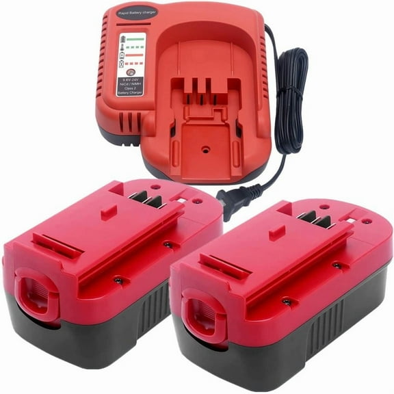 2Packs 18V 4.5Ah HPB18 Battery Compatible with Black and Decker 18 Volt Battery 244760-00 A1718 FS18FL and BDFC240 Fast Charger