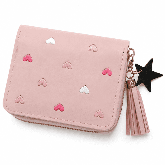 ELORIAH 2026 New Wallet Cards Wallet Holder Pu Pack Cartoon Girls Wallets Tri Mini Novelty Billfold Girls Little Fold Kids for Everyday Use,School,Travel,Gifts,Party Favors,Fashion Accessory.