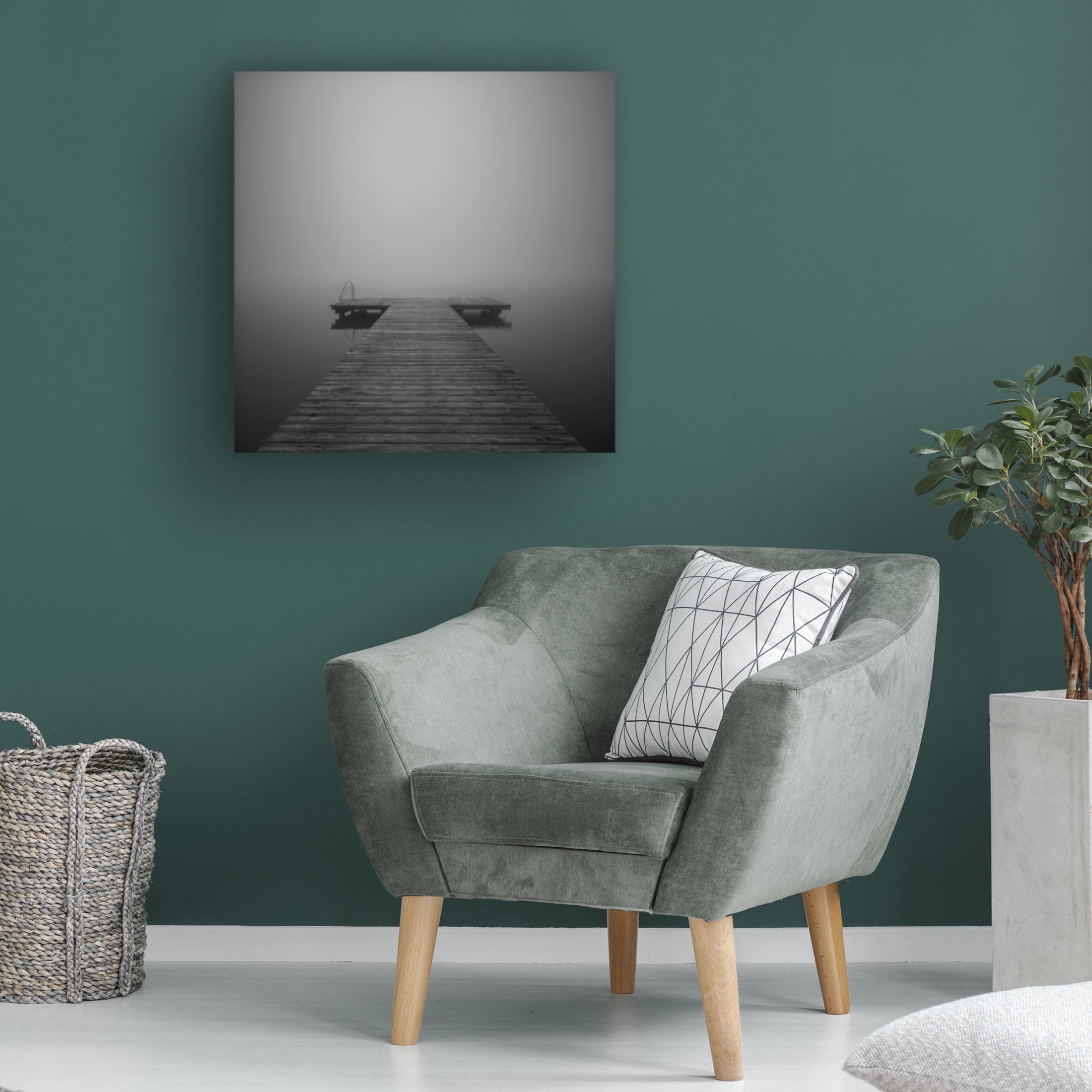 Canvas Wall Art - Margit Lisa Roeder 'Silence' Wall Art for Living Room, Bedroom, or Office Décor by Trademark Fine Art - 24 x 24 Inches