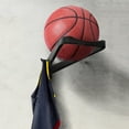 thumbnail image 1 of Soporte para pelotas Baloncesto Soporte de montaje en pared  adaptaciónción a mayoría de s pelotas Autoadhesivo con ganchos Organizador de pelotas para CUTICAT gancho de pared de bola, 1 of 8