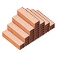 thumbnail image 1 of czcpp-Staples for Stapler, 2 Pack(1000Pcs Staples Per Pack) 26/6 Standard 1/4 Inch Length Staples Jam Free for Home Office Supplies, Rose Gold, 1 of 4