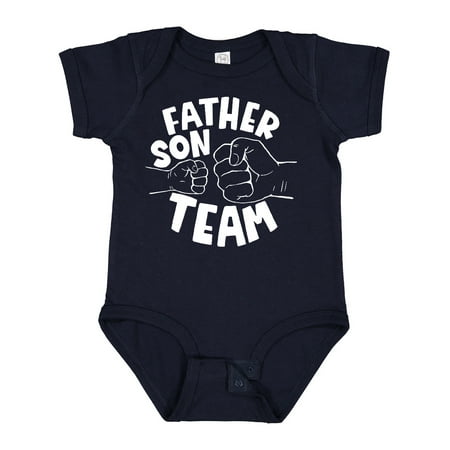 

Inktastic Father s Day Father Son Team Parent Child Fist Bump Gift Baby Boy or Baby Girl Bodysuit