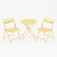 thumbnail image 7 of KAMEROUT 3-Piece Outdoor Bistro Sets with Table and 2 Chairs, Yellow, 7 of 7