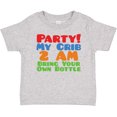 thumbnail image 3 of Inktastic Party at My Crib Boys or Girls Baby T-Shirt, 3 of 5