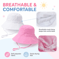 thumbnail image 2 of Summer Sun Hat, Adjustable Beach Hat with Wide Brim, 2 of 6