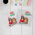 thumbnail image 3 of Santa is Coming English Springer Spaniel Merry Christmas Xmas Noel Truck Tree Cutout Transfer Sticker Springers Dog Lover Gifts Transparent Decal Art Decor - 02023, 3 of 5