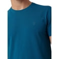 thumbnail image 3 of Camiseta DKNY de Algodón Suave con Cuello Redondo para Hombre en Azul Marino, 3 of 7