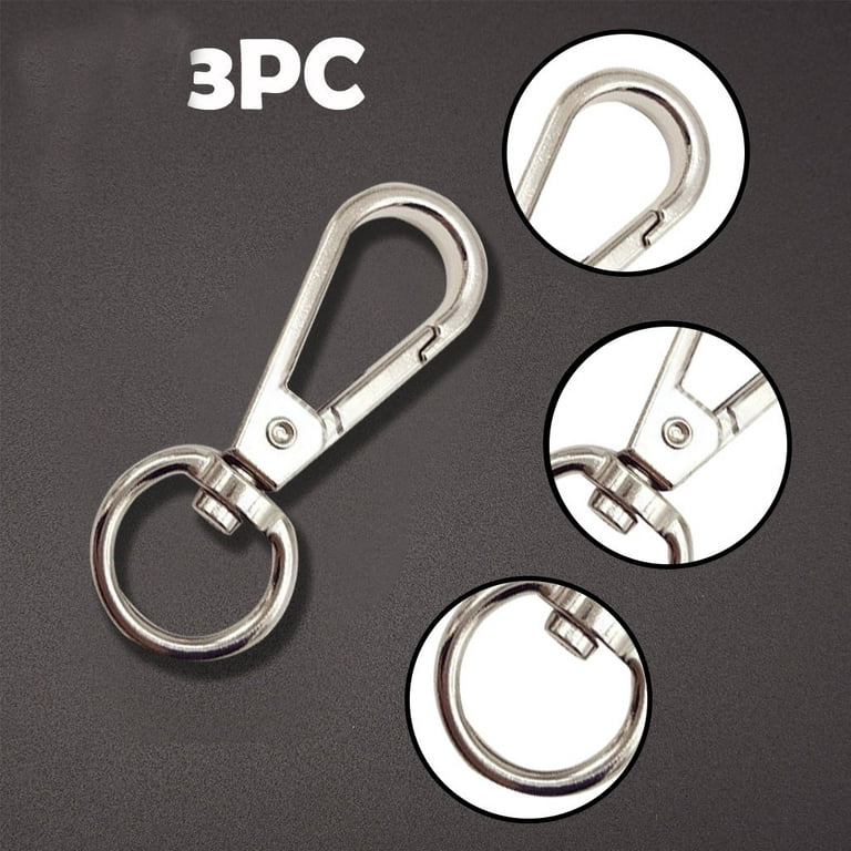 Metal Carabiner Clip Keyring Keychain Keyring Holder For Car / Key Finder  3-Pack 