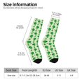 thumbnail image 2 of Daiia Broccoli 1 Print Crew Socks – Soft Breathable Long Socks for Men & Women, Moisture-Wicking & Comfortable Daily Wear Socks, One-Size Fits Most (US 5-11), 2 of 6