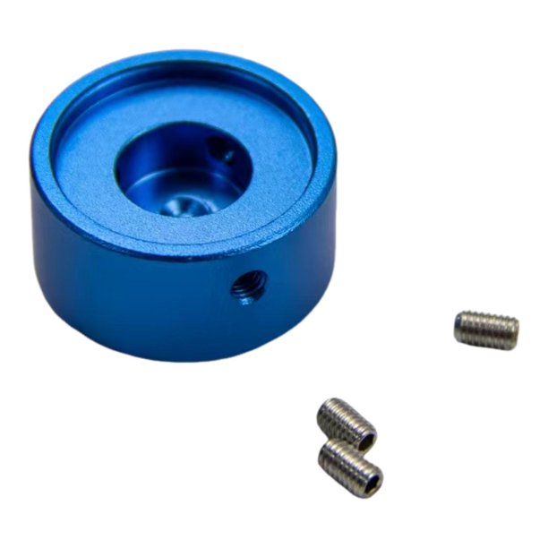 Tecla de pedal de guitarra, cubierta de interruptor de pie con tornillo, tapa de repuesto para reparación de pedal Azul
