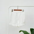 thumbnail image 2 of Short Silk Pur Mûrier Blanc Nacré Taille Haute 19 Momme Soar Collection, 2 of 10