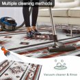 thumbnail image 5 of Red Boho Outdoor Rug 6x9 Ft - Reversible Patio Rug Outdoor Camping Rugs, Southwestern Ethnic Aztec Retro Geometric Washable Indoor Outdoor Area Rugs, Non-Slip Outdoor Carpet Runner for Deck/Porch, 5 of 8