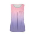 thumbnail image 6 of WCMZJ Womens Summer Tank Tops Sleeveless T Shirt Casual Loose Fit Tunic Blouses Pink XXL, 6 of 6