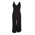 thumbnail image 1 of Jumpsuit George para Dama, Largo a la Pantorrila Negro Talla EG, 1 of 4