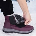 thumbnail image 5 of Xiaoxatg Women's Boots Couples Winter Warm Comfortable On Mid Top Boots for Men and Women 7 Purple, 5 of 9