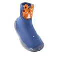 thumbnail image 3 of Otqutp Children Low Heel Slippers Kids Toddler Baby Boys Girls Cute Warm Knit Soft Sole Rubber Shoes Socks Slipper Stocking House Shoes Bedroom Slipper(Blue,3-6 Months), 3 of 7