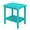 Aruba, variant on 17.7" HDPE Double Patio Side Table - Rectangular Small Outdoor End Table for All Outdoor Spaces