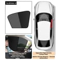 thumbnail image 4 of Magnetic Car Window Sun Shade, High Density Mesh Fabric Auto Sun Visor, UV Block & Heat Insulation Side Window Curtain, Single Piece, 4 of 7