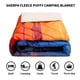 thumbnail image 4 of Manta zzlamb Sherpa Puffy, 132 x 191 cm, cálida para exteriores, 4 of 8