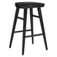 thumbnail image 3 of Saville Backless Wood Counter StoolsSet of 2 in Black, 3 of 10