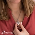 thumbnail image 6 of 555Jewelry 2 Tone Stainless Steel Star of David Unisex Pendant Necklace, Silver, 6 of 8