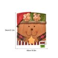 thumbnail image 2 of Funda para silla navideña, asiento de dibujos animados, decoración de Año Nuevo para el hogar (Papá Noel), 2 of 9