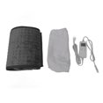 thumbnail image 1 of Calentador de pies eléctrico con temporizador, 6 ajustes de calor, protección múltiple para el hogar, oficina, enchufe estadounidense, AC100V-120V, gris, 1 of 5