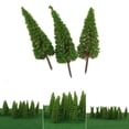thumbnail image 4 of 50 Pcs Trees Model Train Railroad Wargame Diorama Scenery Landscape Scale, 4 of 6