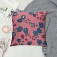 thumbnail image 2 of Orinice Girl Throw Pillow Cover Abstract Wildflower Pillow Covers Pink Pillowcovers Soft Double Side Print Sofa Linen Square Throw Pillowcover for Girls Friends Daughter Niece Women White, 2 of 5