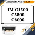 thumbnail image 2 of IM C4500 C6000 842279 842280 842281 842282 Toner Cartridges Compatible for Ricoh IM C4500 C5500 C6000 Printers, High Yield 33,000 Pages, 2 of 5