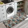 thumbnail image 3 of Multicolor Bigfoot and Text Pattern Kitchen Rug Mat,Kitchen Runner Rugs Non Skid Washable,Decorative Kitchen Floor Mats for Kitchen,Sink,Laundry,17"x47.2", 3 of 7