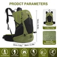 thumbnail image 2 of Mochila de Senderismo IX INOXTO Impermeable con Bolsa de Agua de 3L, 2 of 6