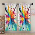 thumbnail image 5 of Blackout Kids Curtains,Colorful Radial Paint Burst Childrens Insulated Curtains Set Of 2,Bedroom Essentials,Toddler Room Decor 52"x63", 5 of 5